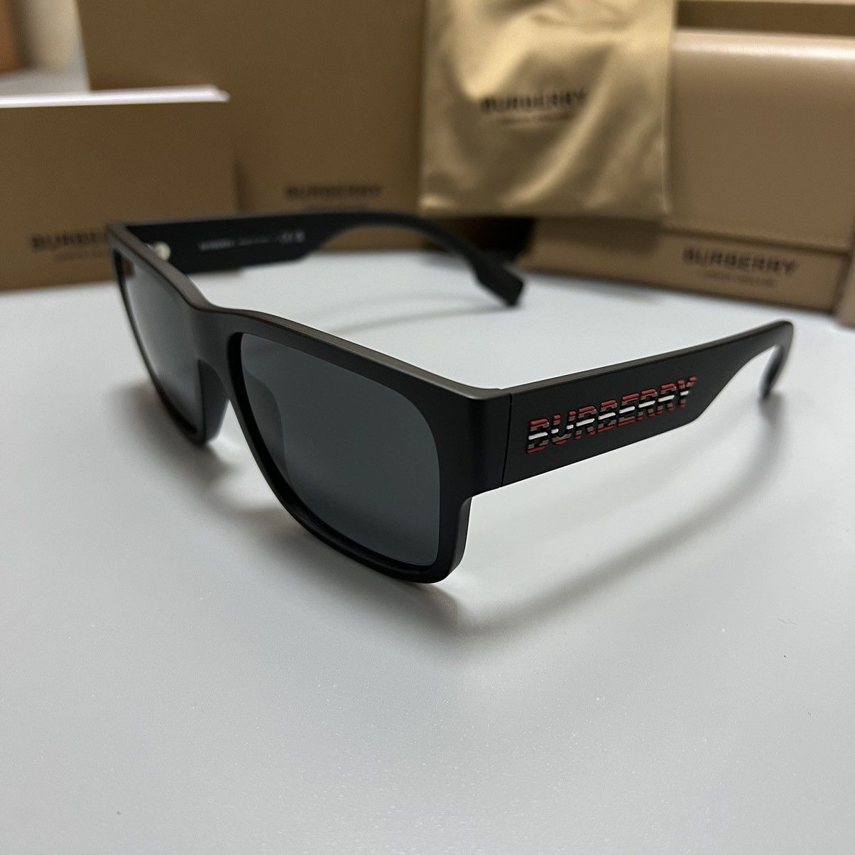 image of New Burberry Men’S Sunglasses in Black, Men's