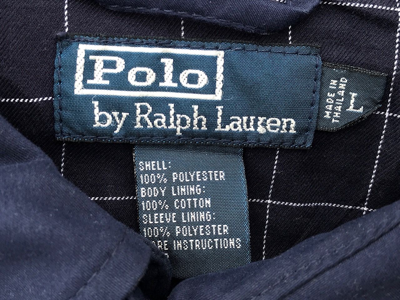 Polo Ralph Lauren VINTAGE POLO RALPH LAUREN NAVY COLLARED JACKET MEN'S L NEW Size US L / EU 52-54 / 3 - 6 Preview