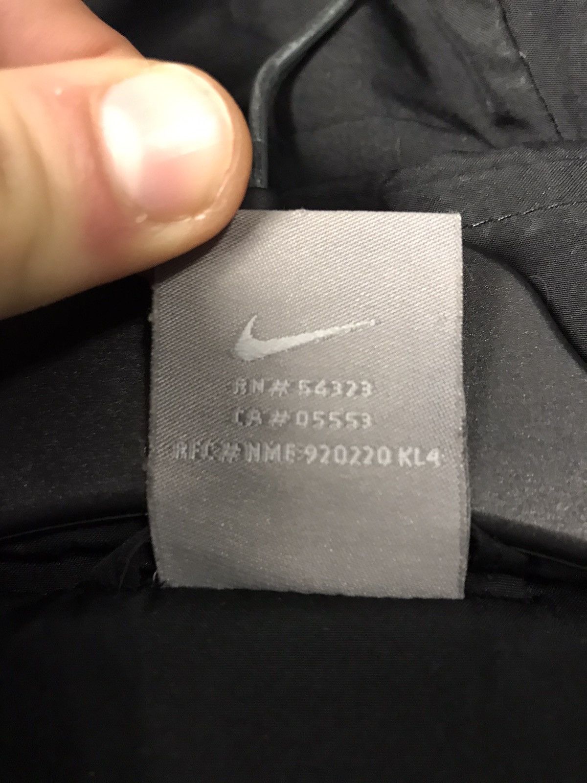 Nike × Vintage Nike wmns 90s Vintage Y2K jacket mini swoosh black/white Size US M / EU 48-50 / 2 - 7 Thumbnail