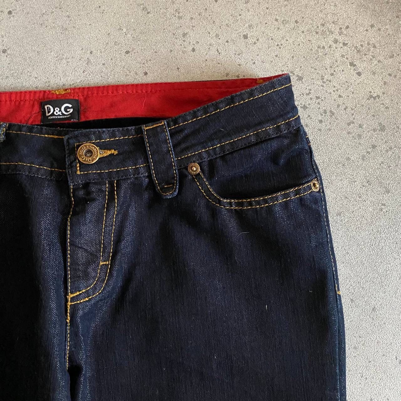 Dolce & Gabbana × Vintage D&G Dolce & Gabbana Woman’s Wonder Denim Jeans (Grunge Y2K) Size 28" / US 6 / IT 42 - 9 Thumbnail