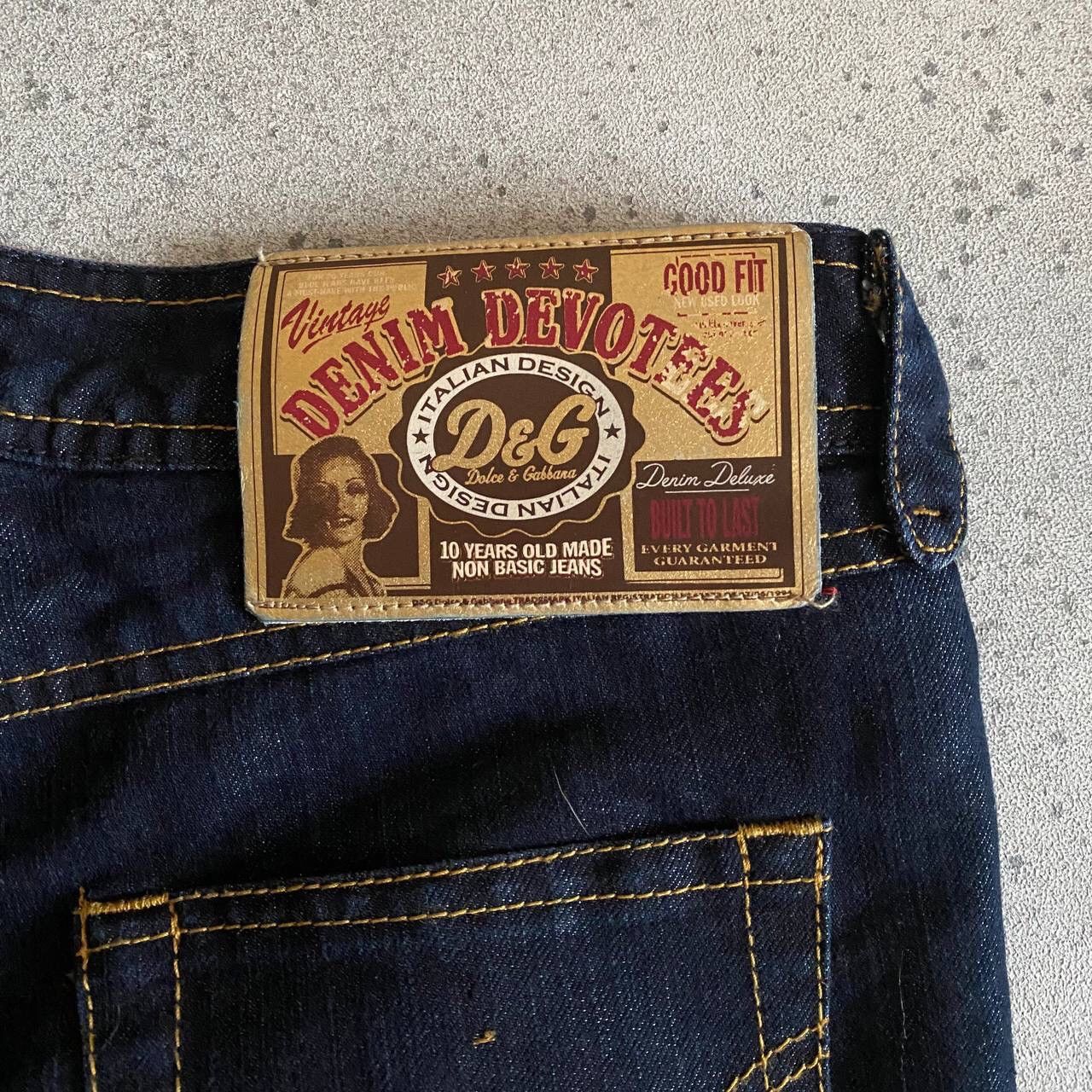 Dolce & Gabbana × Vintage D&G Dolce & Gabbana Woman’s Wonder Denim Jeans (Grunge Y2K) Size 28" / US 6 / IT 42 - 5 Thumbnail