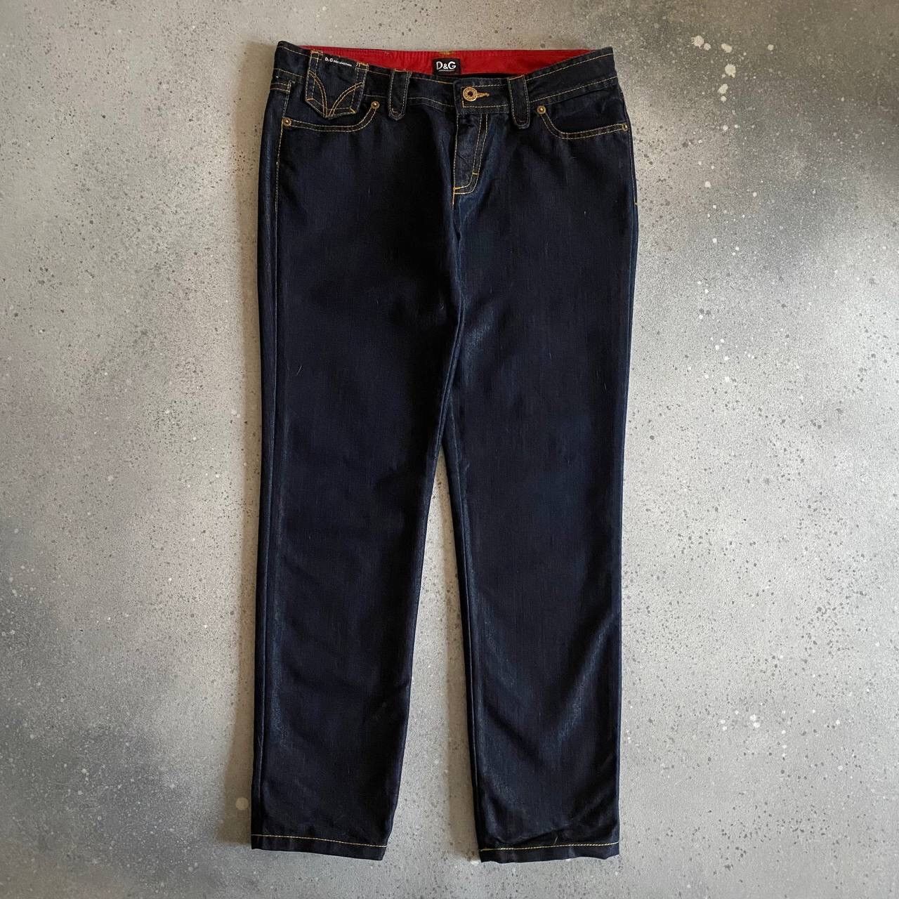Dolce & Gabbana × Vintage D&G Dolce & Gabbana Woman’s Wonder Denim Jeans (Grunge Y2K) Size 28" / US 6 / IT 42 - 3 Thumbnail