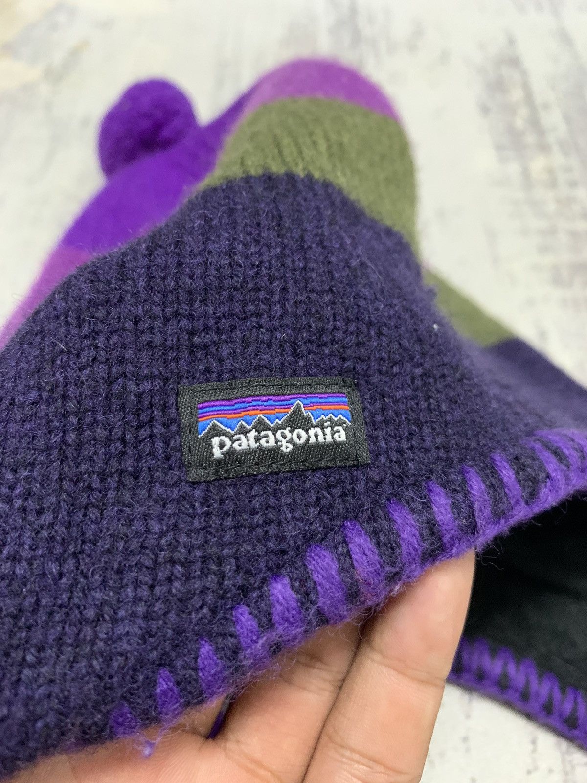 Patagonia Vintage Patagonia Wool Multi Colour Ear flap Hat Size ONE SIZE - 7 Thumbnail