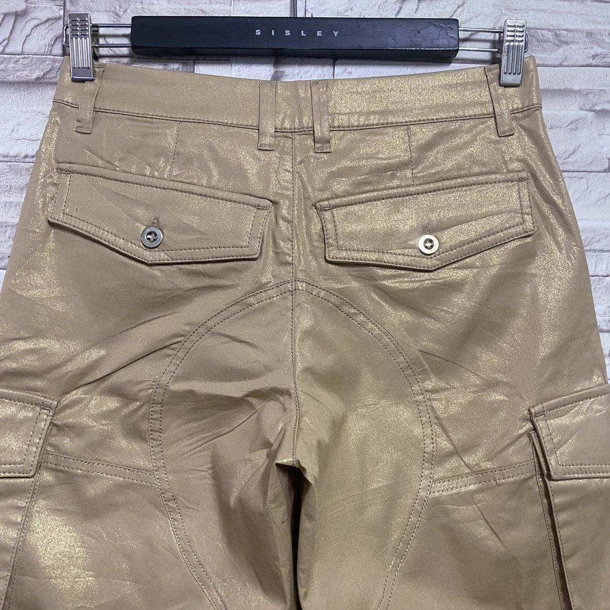 Dolce & Gabbana Dolce & Gabbana Cargo Pants Shorts Gold Size 28" / US 6 / IT 42 - 11 Thumbnail