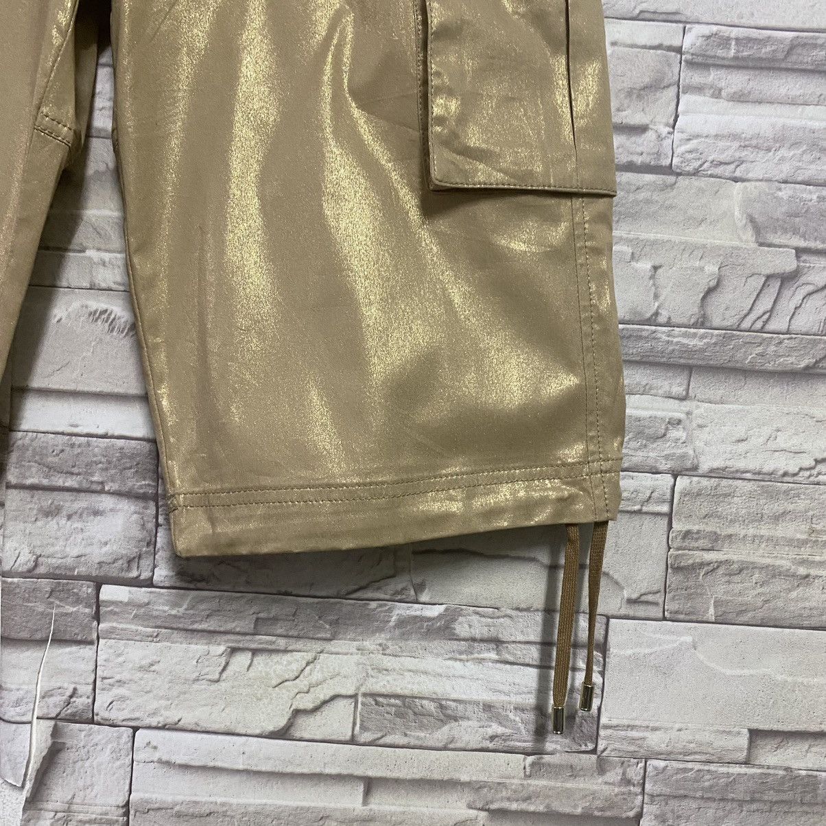 Dolce & Gabbana Dolce & Gabbana Cargo Pants Shorts Gold Size 28" / US 6 / IT 42 - 10 Thumbnail