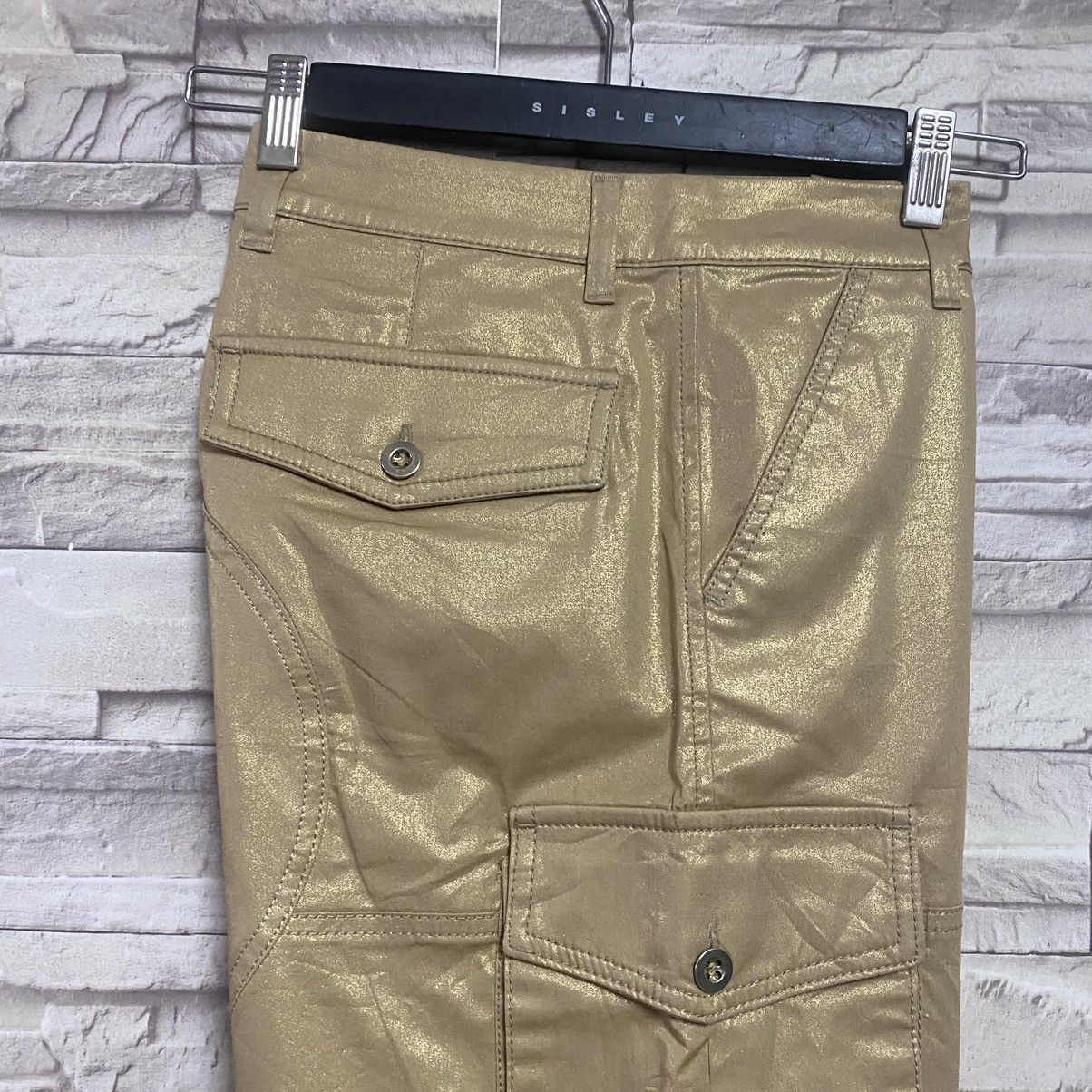 Dolce & Gabbana Dolce & Gabbana Cargo Pants Shorts Gold Size 28" / US 6 / IT 42 - 17 Thumbnail