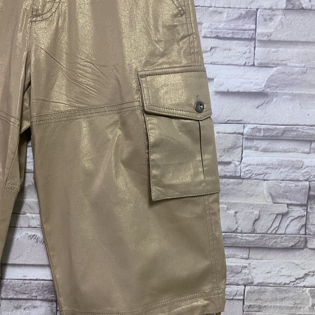 Dolce & Gabbana Dolce & Gabbana Cargo Pants Shorts Gold Size 28" / US 6 / IT 42 - 7 Thumbnail