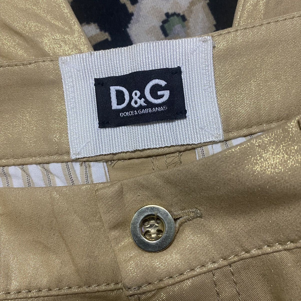 Dolce & Gabbana Dolce & Gabbana Cargo Pants Shorts Gold Size 28" / US 6 / IT 42 - 19 Thumbnail