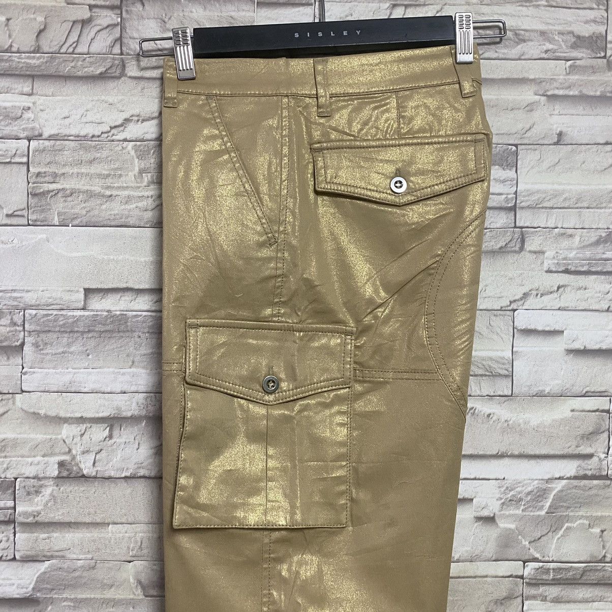Dolce & Gabbana Dolce & Gabbana Cargo Pants Shorts Gold Size 28" / US 6 / IT 42 - 15 Thumbnail