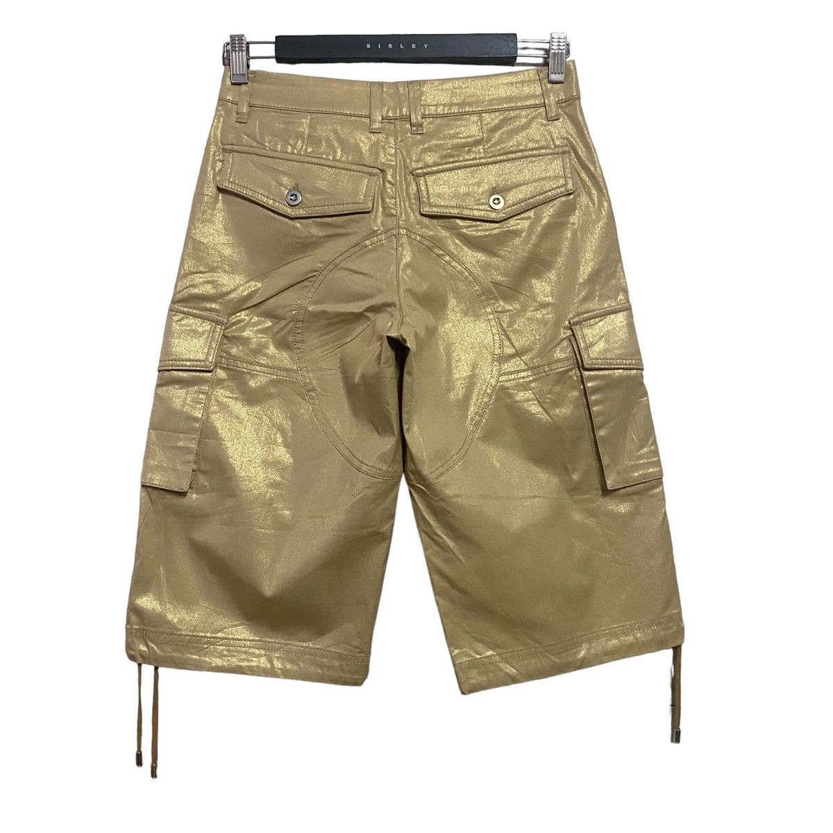 Dolce & Gabbana Dolce & Gabbana Cargo Pants Shorts Gold Size 28" / US 6 / IT 42 - 2 Thumbnail