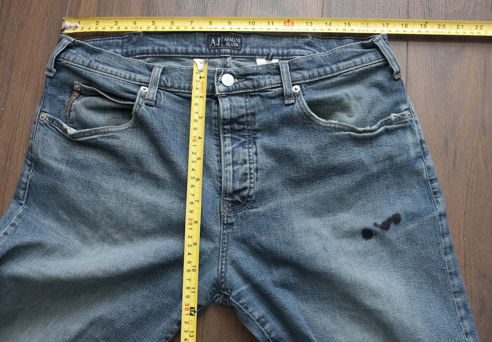 Armani Armani Jeans Distressed Size 34x32.5 *g0928a8 Size US 34 / EU 50 - 6 Thumbnail