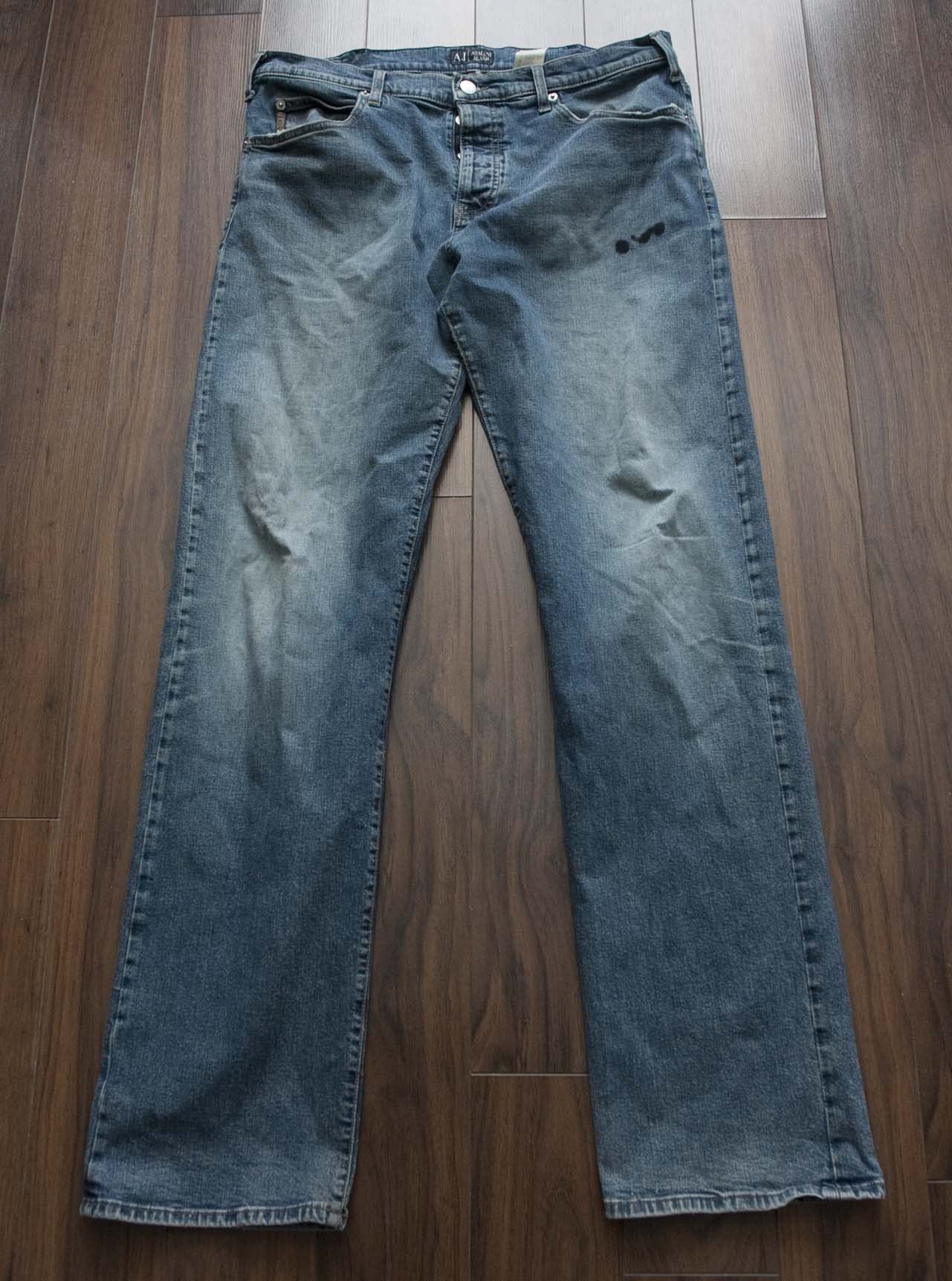 Armani Armani Jeans Distressed Size 34x32.5 *g0928a8 Size US 34 / EU 50 - 1 Thumbnail