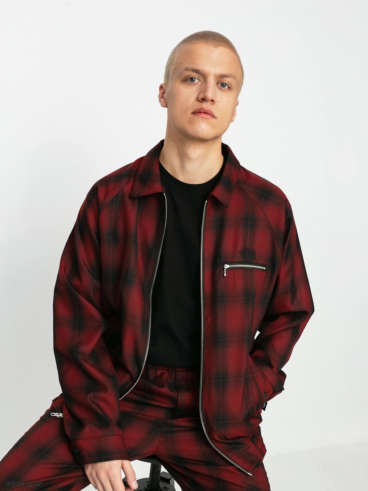 Stussy Stussy Reverse Jacquard Bryan Jacket | Grailed