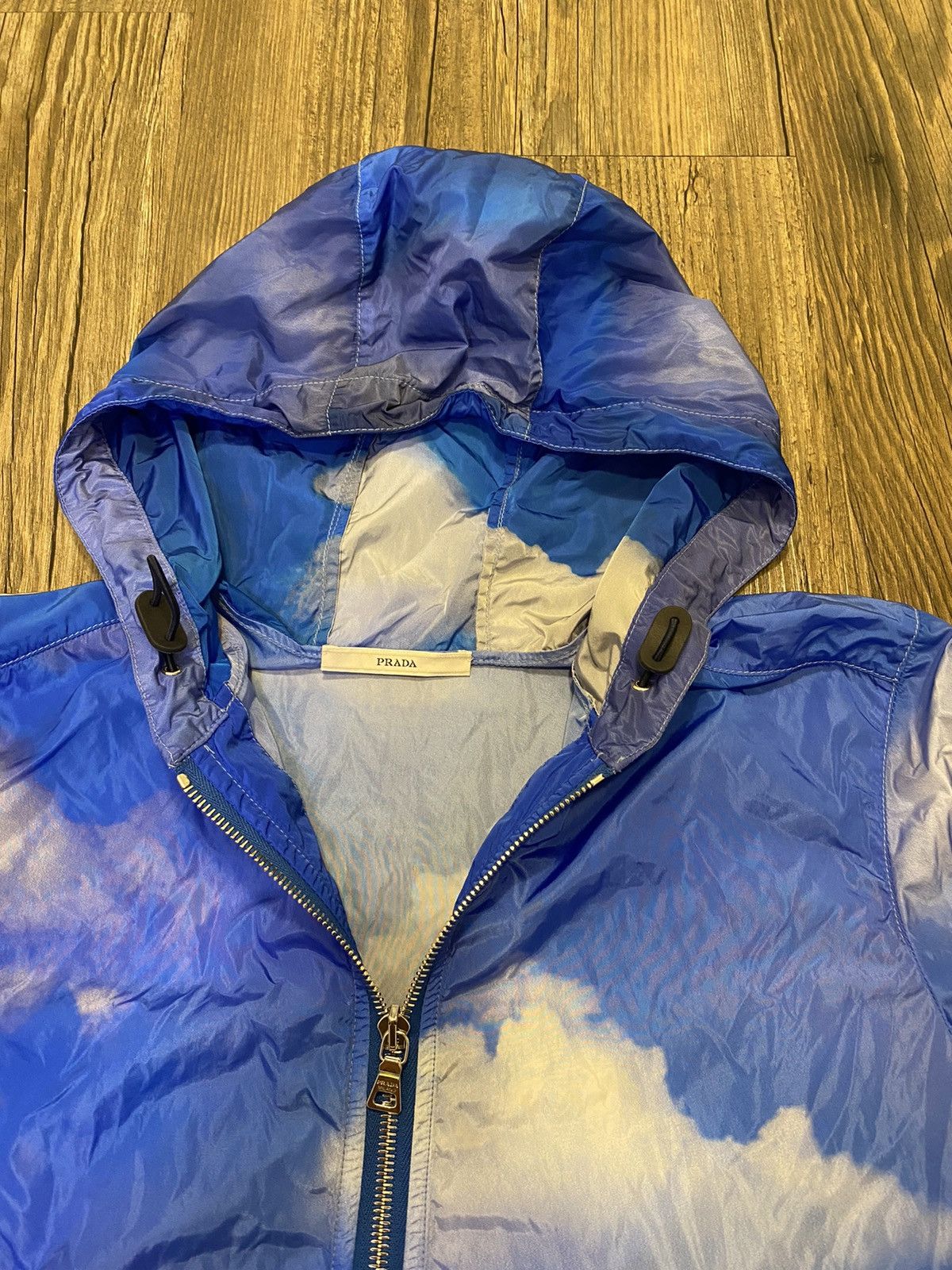 Prada Cloudy Beach Windbreaker Jacket Size US XS / EU 42 / 0 - 4 Thumbnail