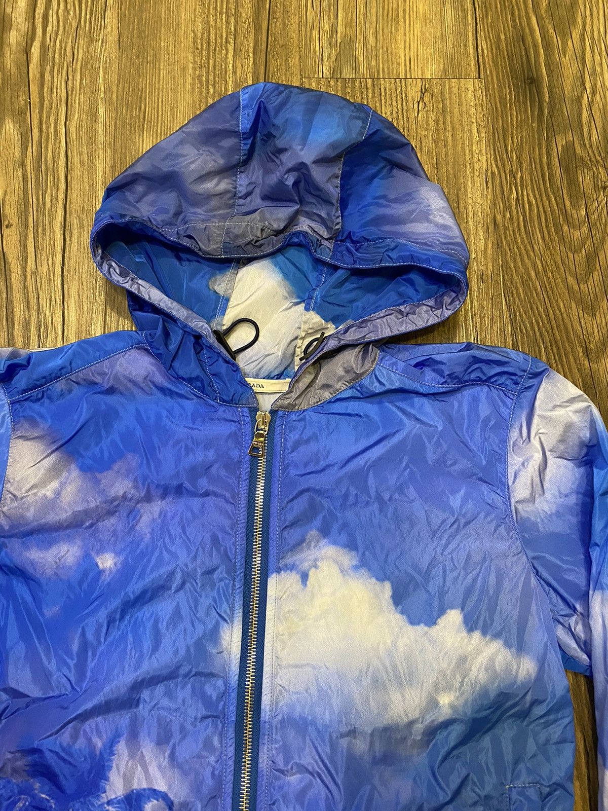 Prada Cloudy Beach Windbreaker Jacket Size US XS / EU 42 / 0 - 6 Thumbnail