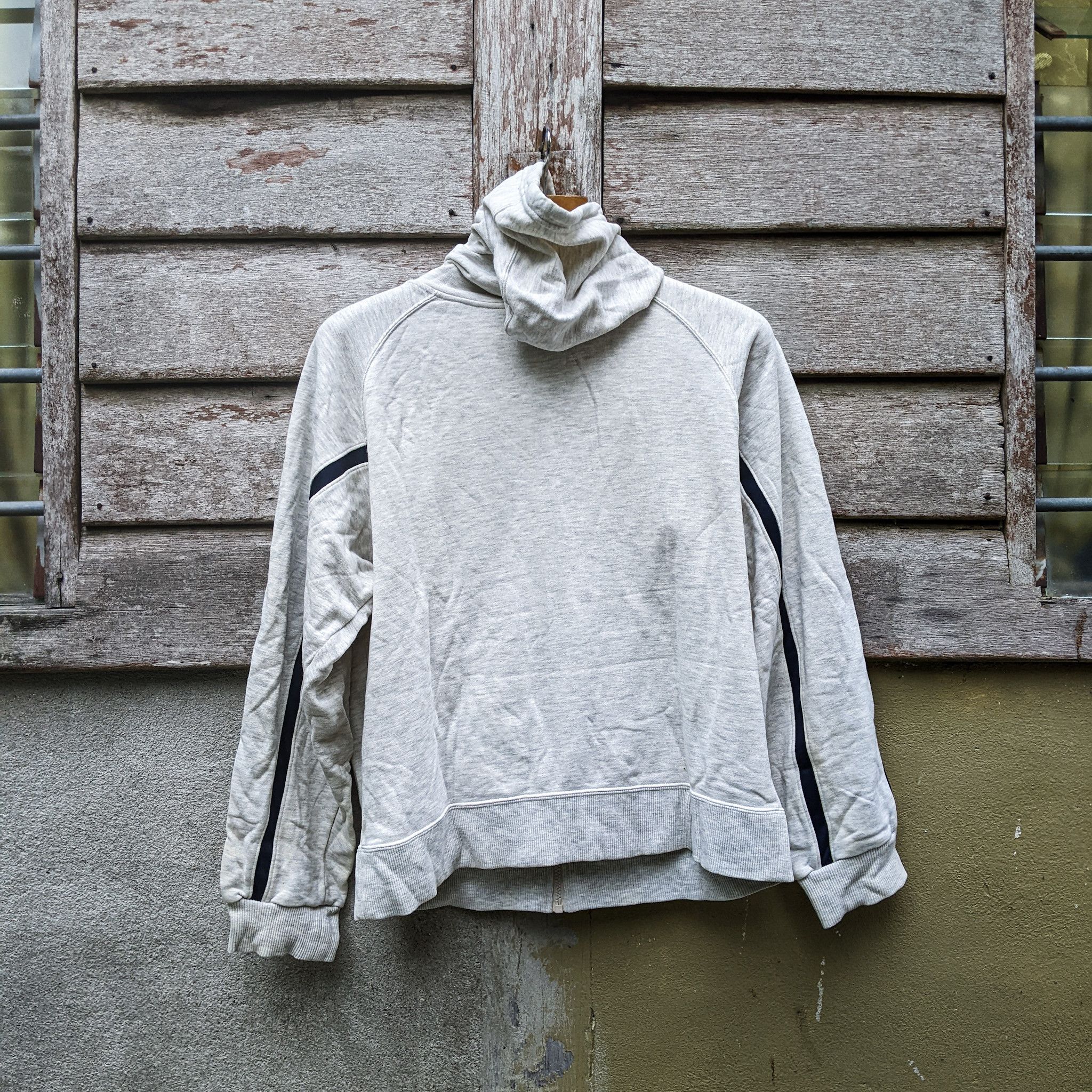 Nike × Vintage Vintage Early 2k Nike Basic Swoosh Zip Up Hoodie Size US M / EU 48-50 / 2 - 5 Thumbnail