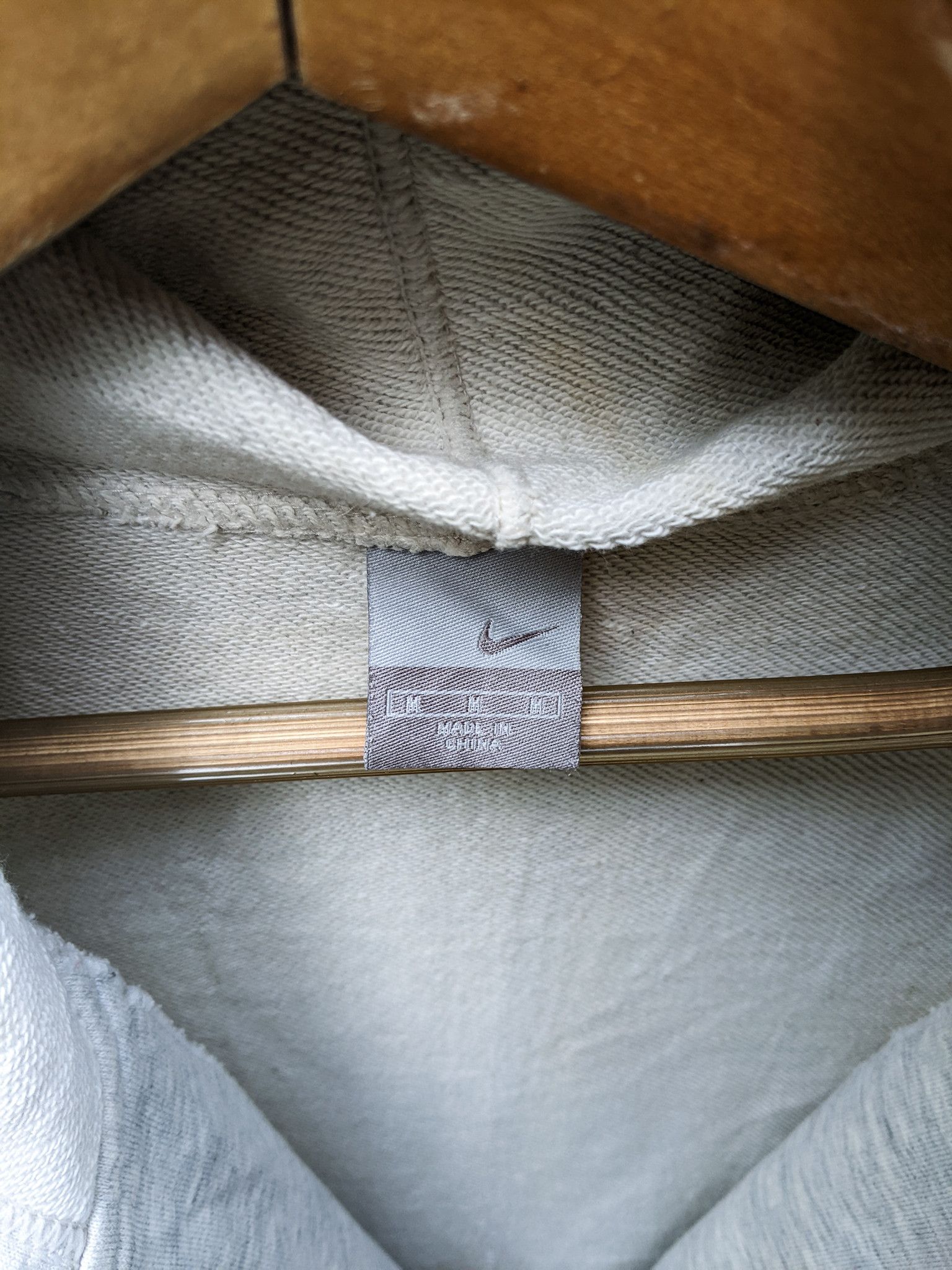 Nike × Vintage Vintage Early 2k Nike Basic Swoosh Zip Up Hoodie Size US M / EU 48-50 / 2 - 3 Thumbnail
