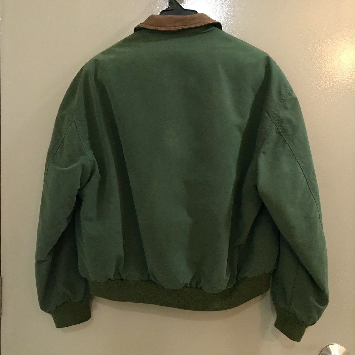 Givenchy VINTAGE❗️GIVENCHY BOMBER WOOL MIX (LEATHER COLLAR) JACKET Size US S / EU 44-46 / 1 - 5 Thumbnail