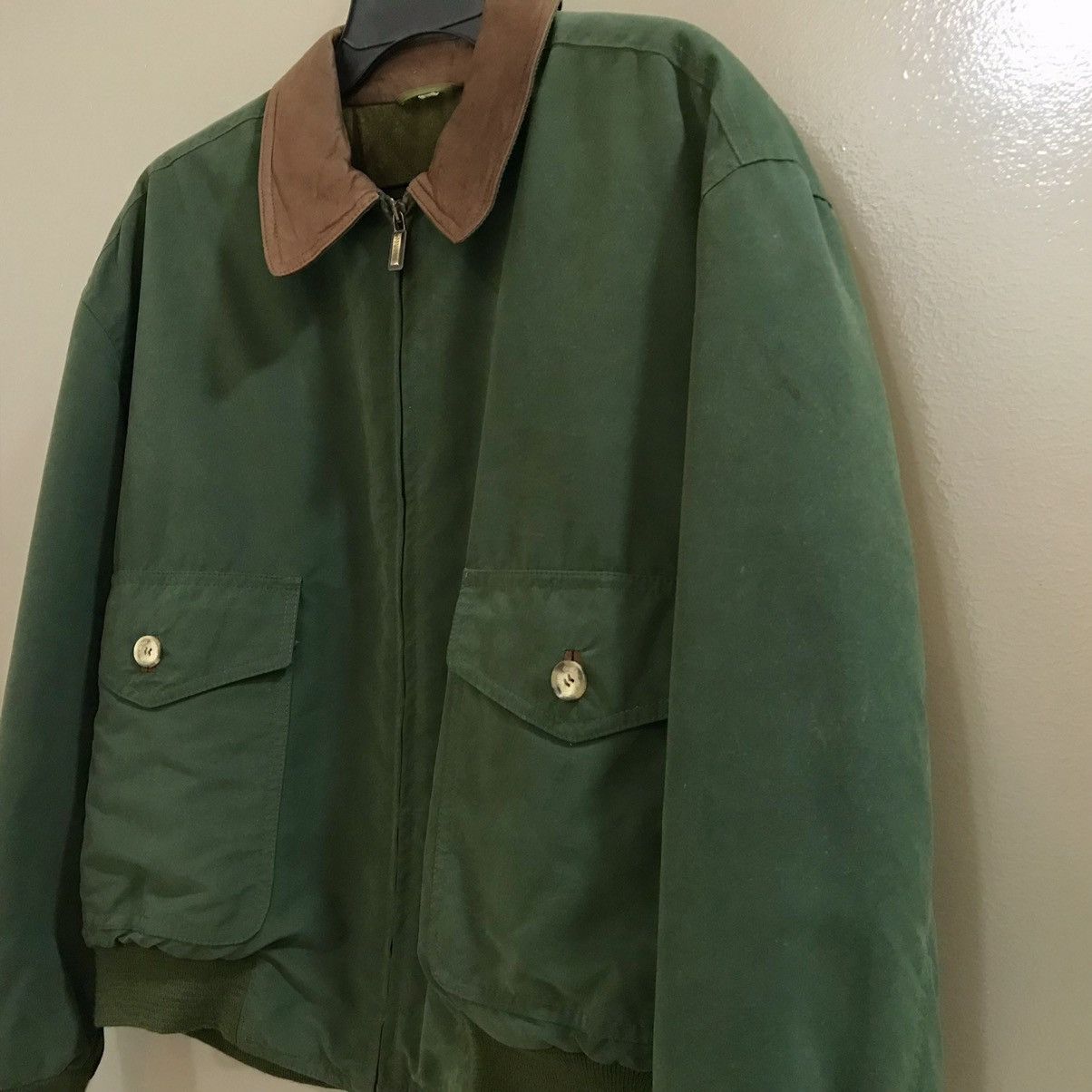 Givenchy VINTAGE❗️GIVENCHY BOMBER WOOL MIX (LEATHER COLLAR) JACKET Size US S / EU 44-46 / 1 - 3 Thumbnail