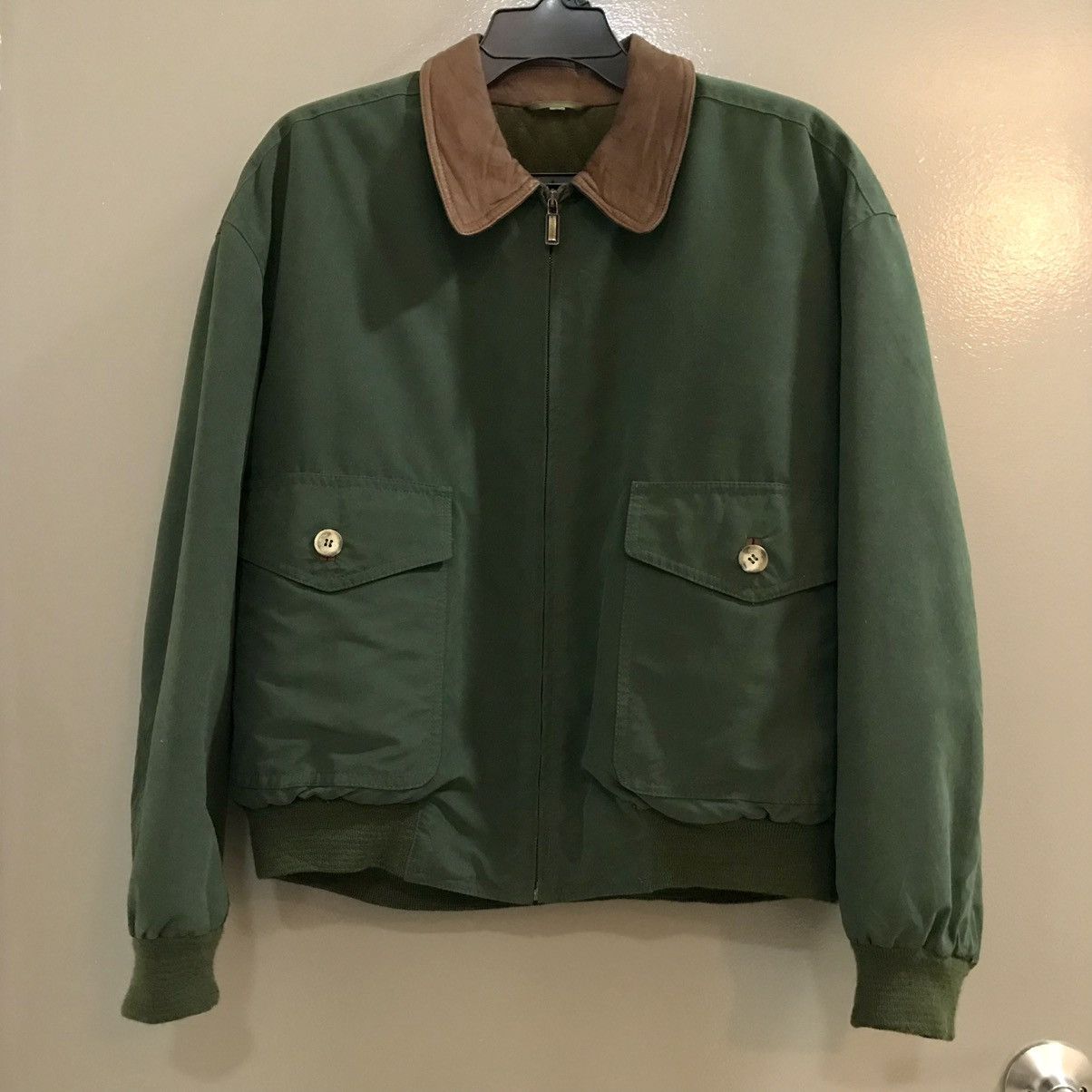 Givenchy VINTAGE❗️GIVENCHY BOMBER WOOL MIX (LEATHER COLLAR) JACKET Size US S / EU 44-46 / 1 - 4 Thumbnail