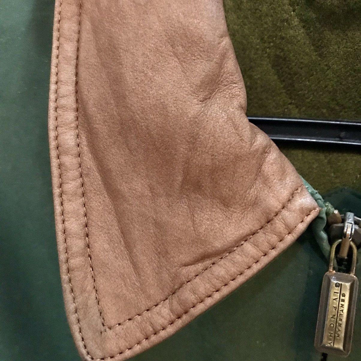 Givenchy VINTAGE❗️GIVENCHY BOMBER WOOL MIX (LEATHER COLLAR) JACKET Size US S / EU 44-46 / 1 - 8 Thumbnail