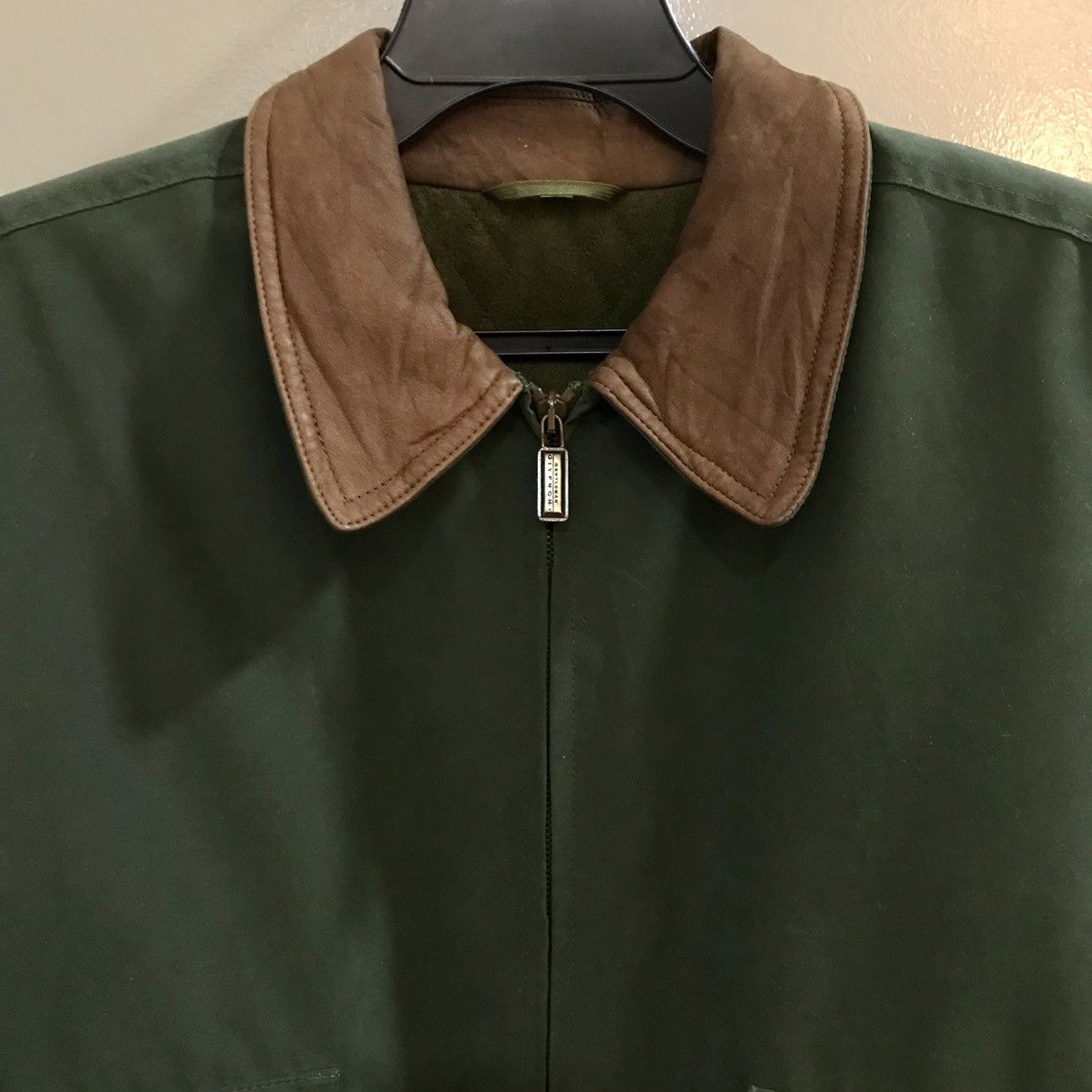 Givenchy VINTAGE❗️GIVENCHY BOMBER WOOL MIX (LEATHER COLLAR) JACKET Size US S / EU 44-46 / 1 - 6 Thumbnail
