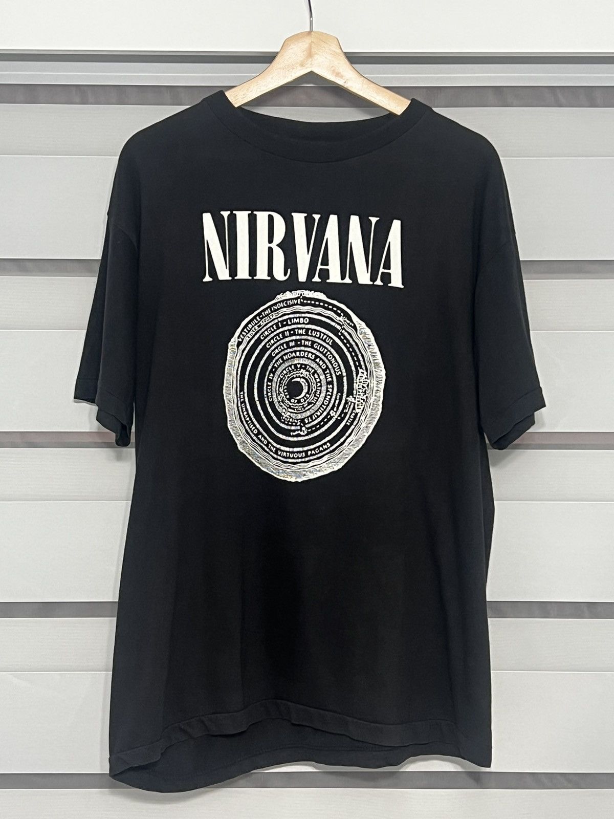 Maglietta Nirvana Kids Con Logo Del Bootleg, Ufficiale, Bianca, Taglia X-Large (11-12 Anni) - 5