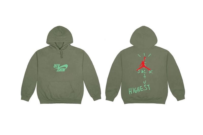 Nike Travis Scott Jordan Cactus Jack Highest Hoodie Olive Grailed