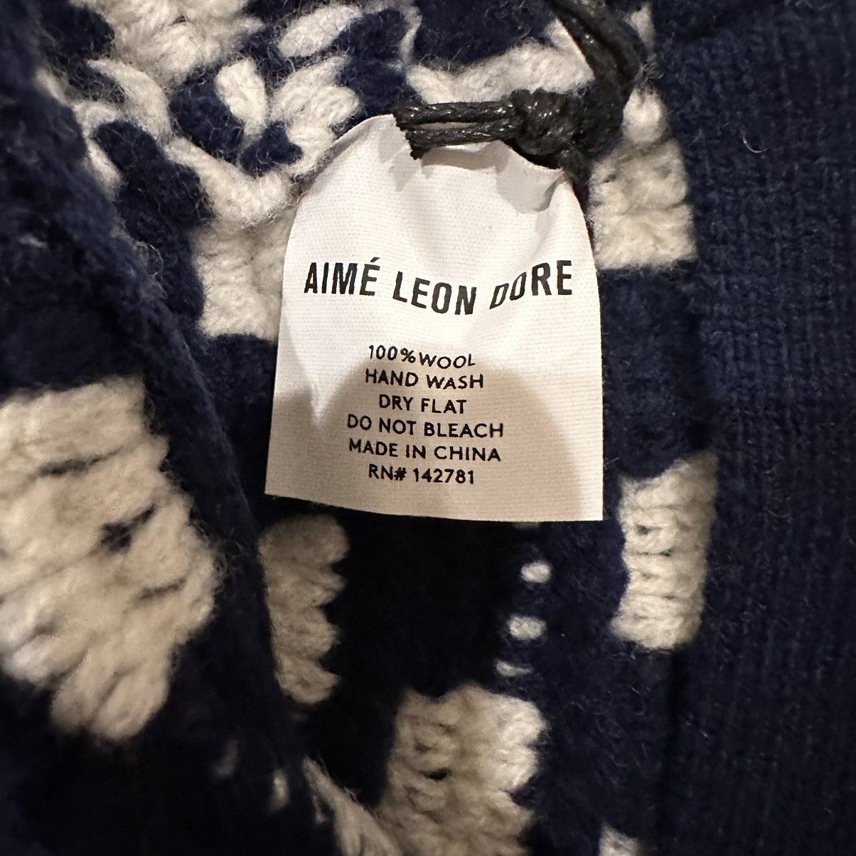 Aime Leon Dore Aime Leon Dore Crochet Checkerboard Bucket Hat Size ONE SIZE - 4 Thumbnail
