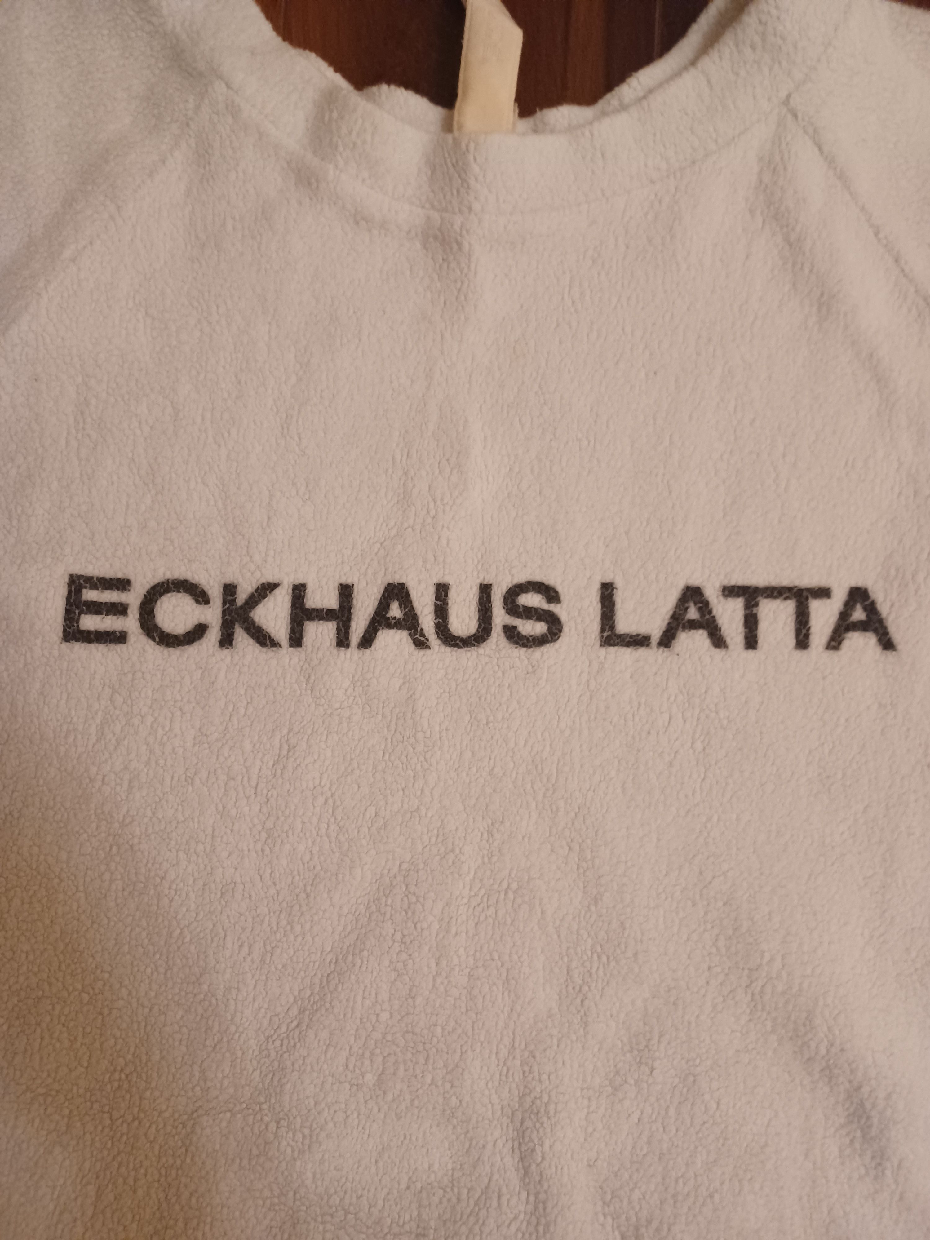 Eckhaus Latta Eckhaus Latta Cropped Boxy Fleece Sweater Size US L / EU 52-54 / 3 - 6 Thumbnail