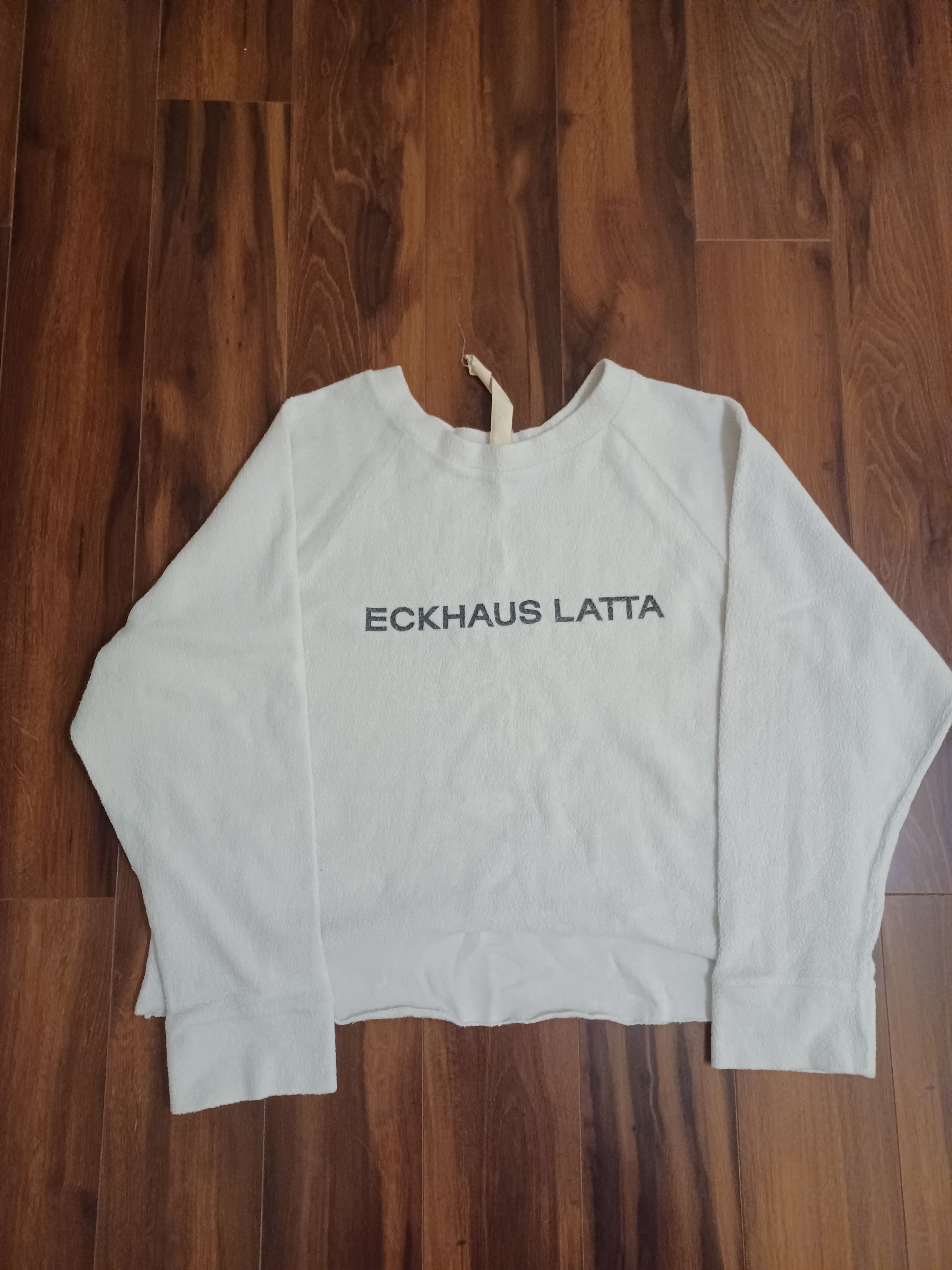 Eckhaus Latta Eckhaus Latta Cropped Boxy Fleece Sweater Size US L / EU 52-54 / 3 - 1 Thumbnail