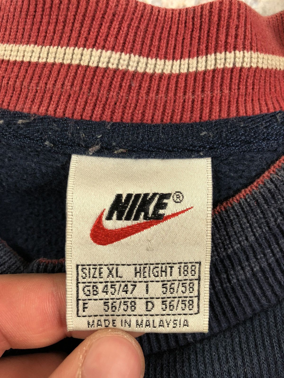 Nike × Vintage Nike vintage sweatshirt Size US XL / EU 56 / 4 - 3 Thumbnail