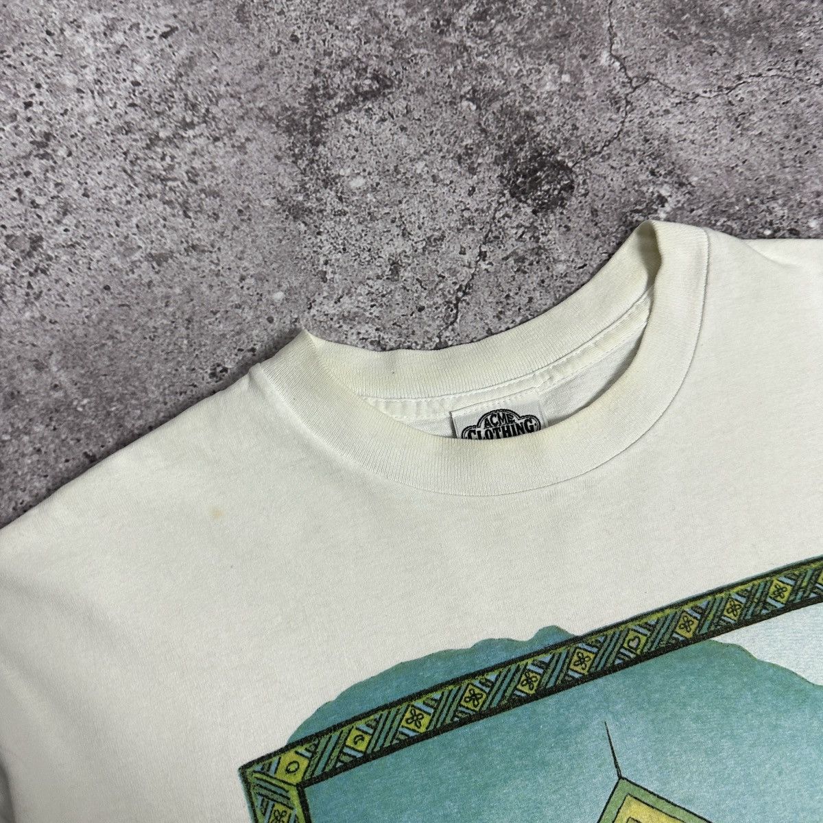 Vintage Vintage 90s Looney Tunes American Gothic Grant woods art tee Size US L / EU 52-54 / 3 - 6 Thumbnail