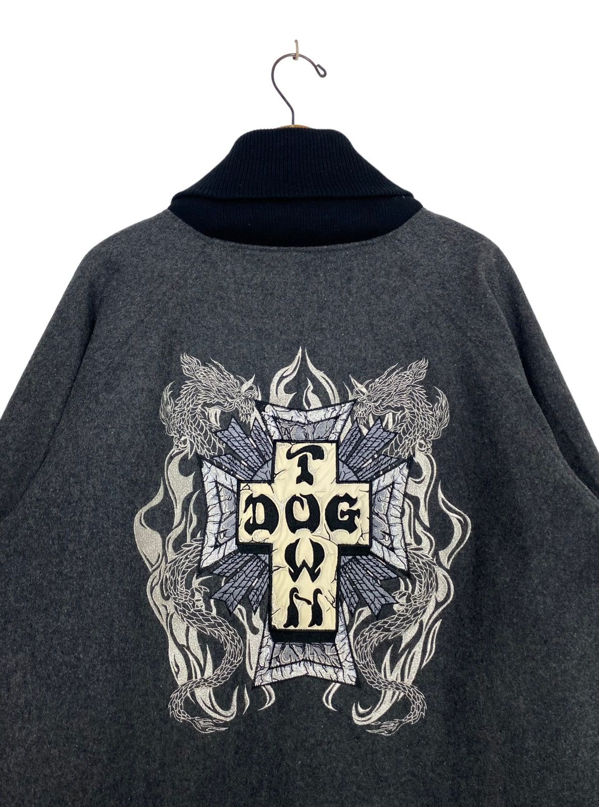 Dogtown Rare‼️ Vintage Dogtown Wool Parka Embroidery Big Logo Size US XL / EU 56 / 4 - 2 Thumbnail