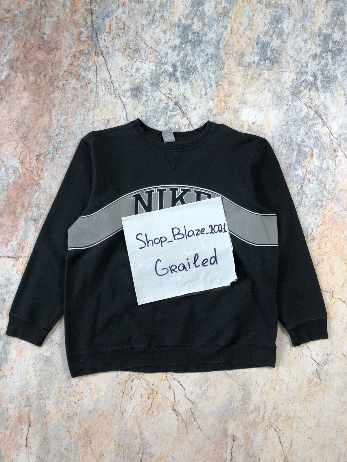 Nike × Vintage Nike vintage sweatshirt big logo Size US XL / EU 56 / 4 - 2 Thumbnail