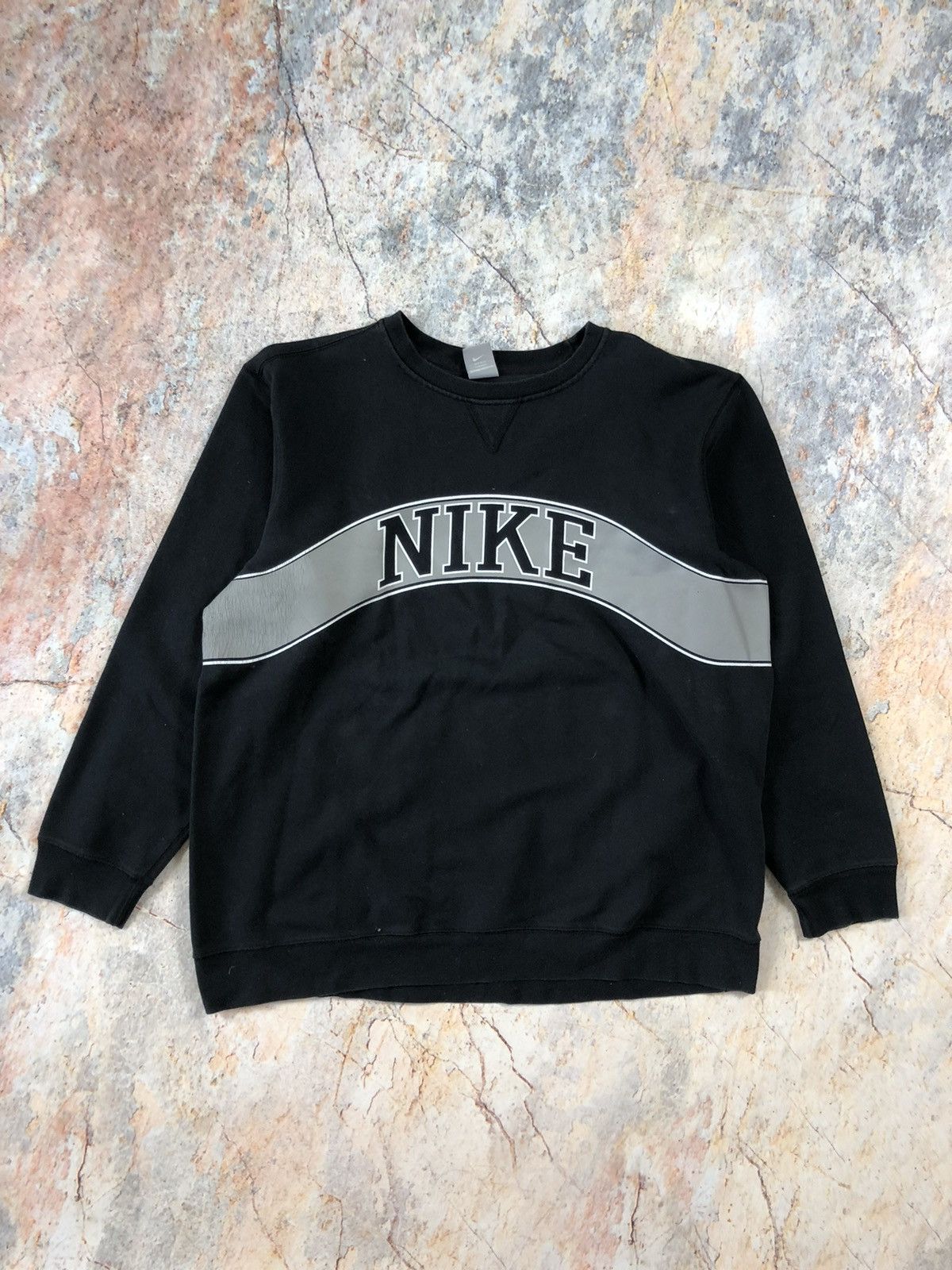 Nike × Vintage Nike vintage sweatshirt big logo Size US XL / EU 56 / 4 - 1 Thumbnail
