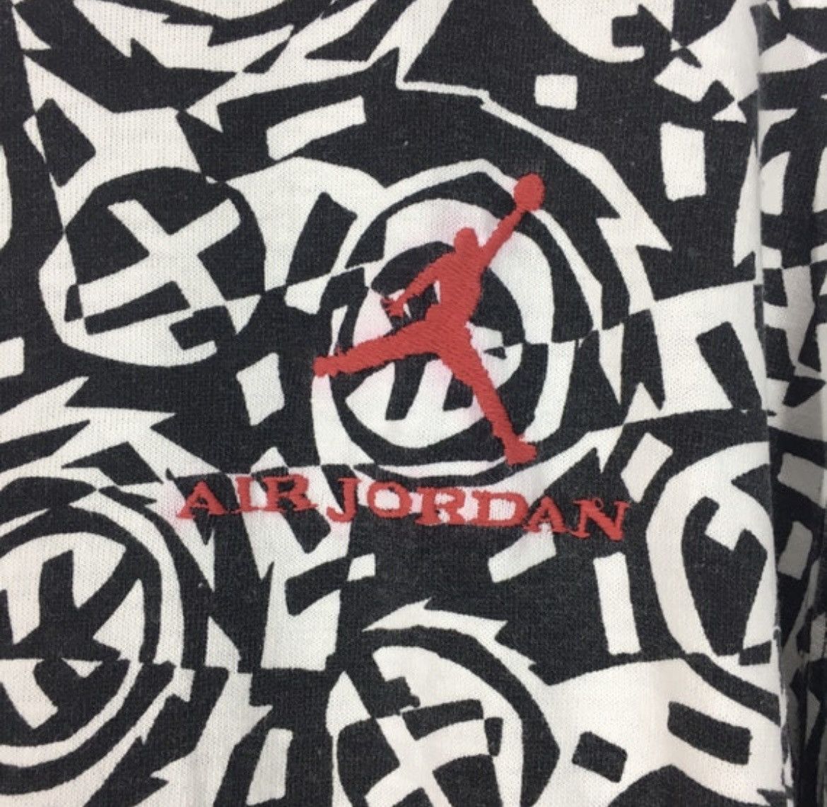 Nike Vtg 90s Nike Air Jordan All overprint Basketball funky Size US L / EU 52-54 / 3 - 6 Thumbnail