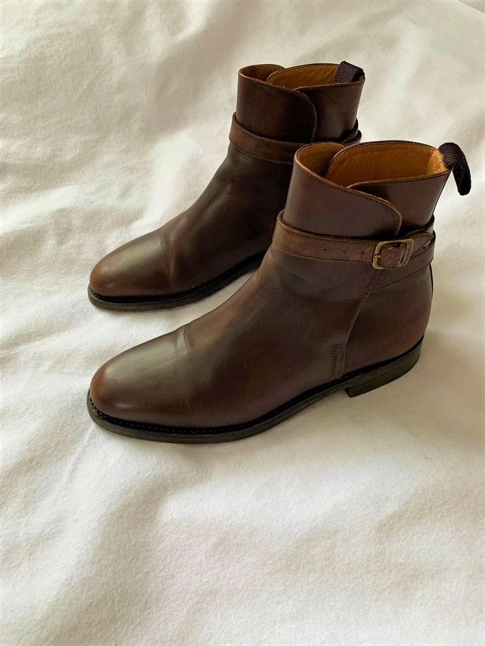 Handmade × Vintage Le Majordome Leather Boots Size US 6 / EU 39 - 1 Thumbnail