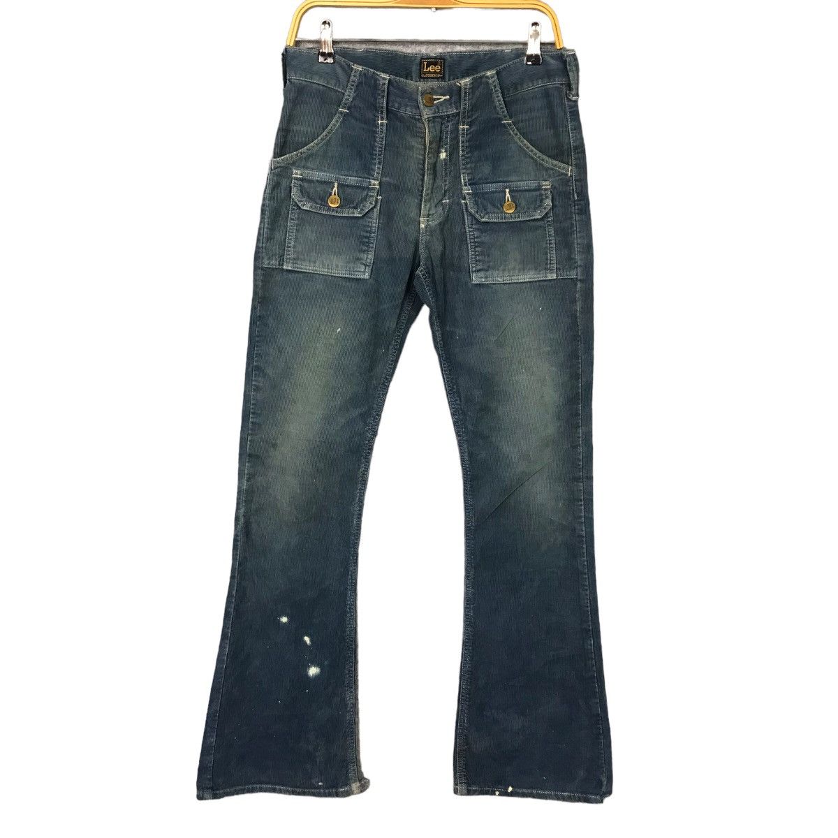 👽BUSHPANT👽LEE JOHNS CORDUROY FADED BOOTCUT PANTS