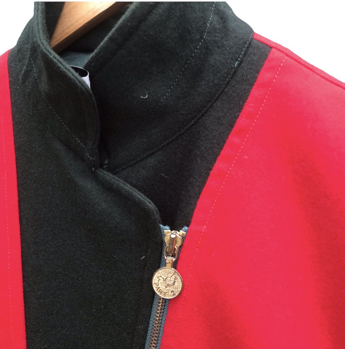 Junko Shimada Vintage Junko Shimada varsity wool asymetrical zipper japan Size US M / EU 48-50 / 2 - 3 Thumbnail