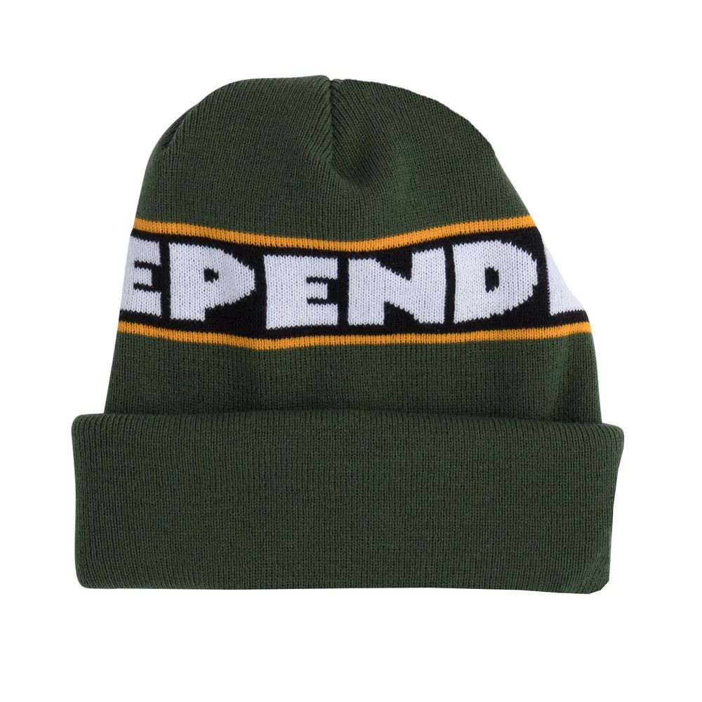 Independent Truck Co. Bar Logo Beanie Balaclava OLIVE Size ONE SIZE - 3 Thumbnail