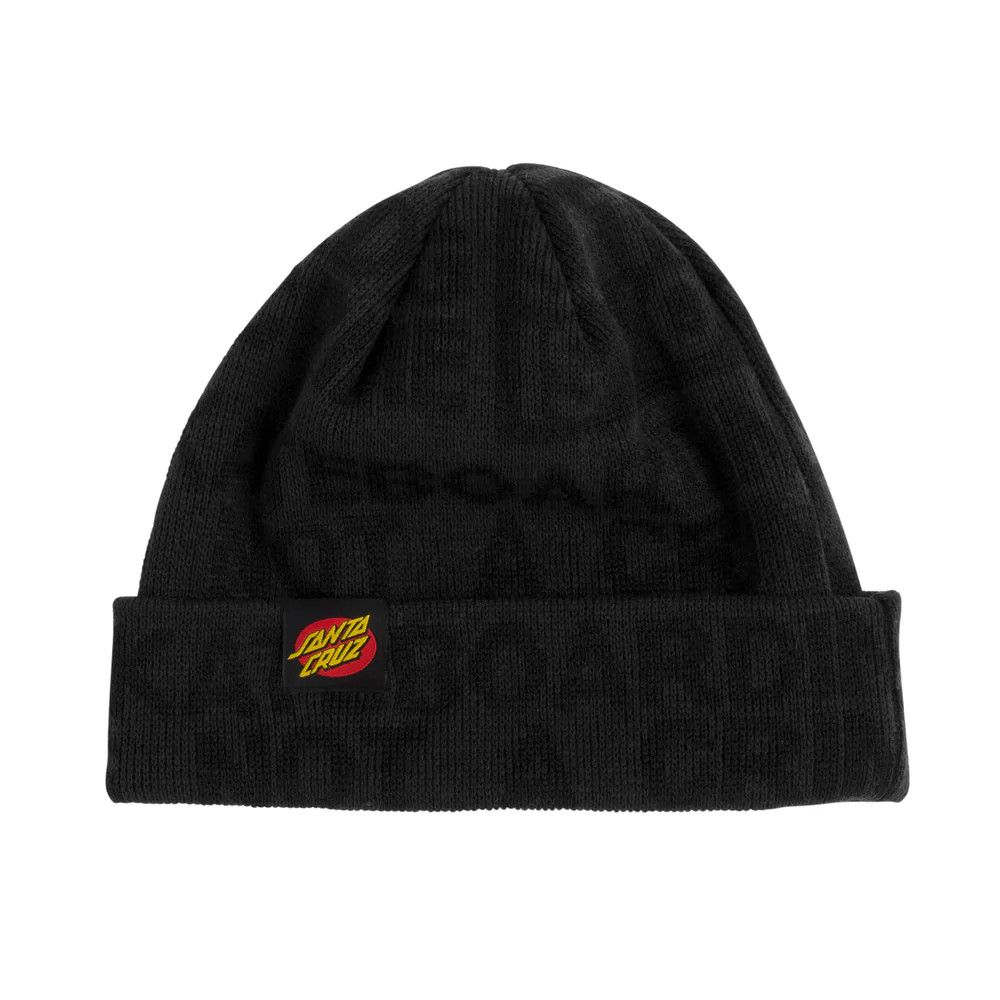 Santa Cruz Skateboards SantaCruz Beanie BLACK Size ONE SIZE - 1 Thumbnail