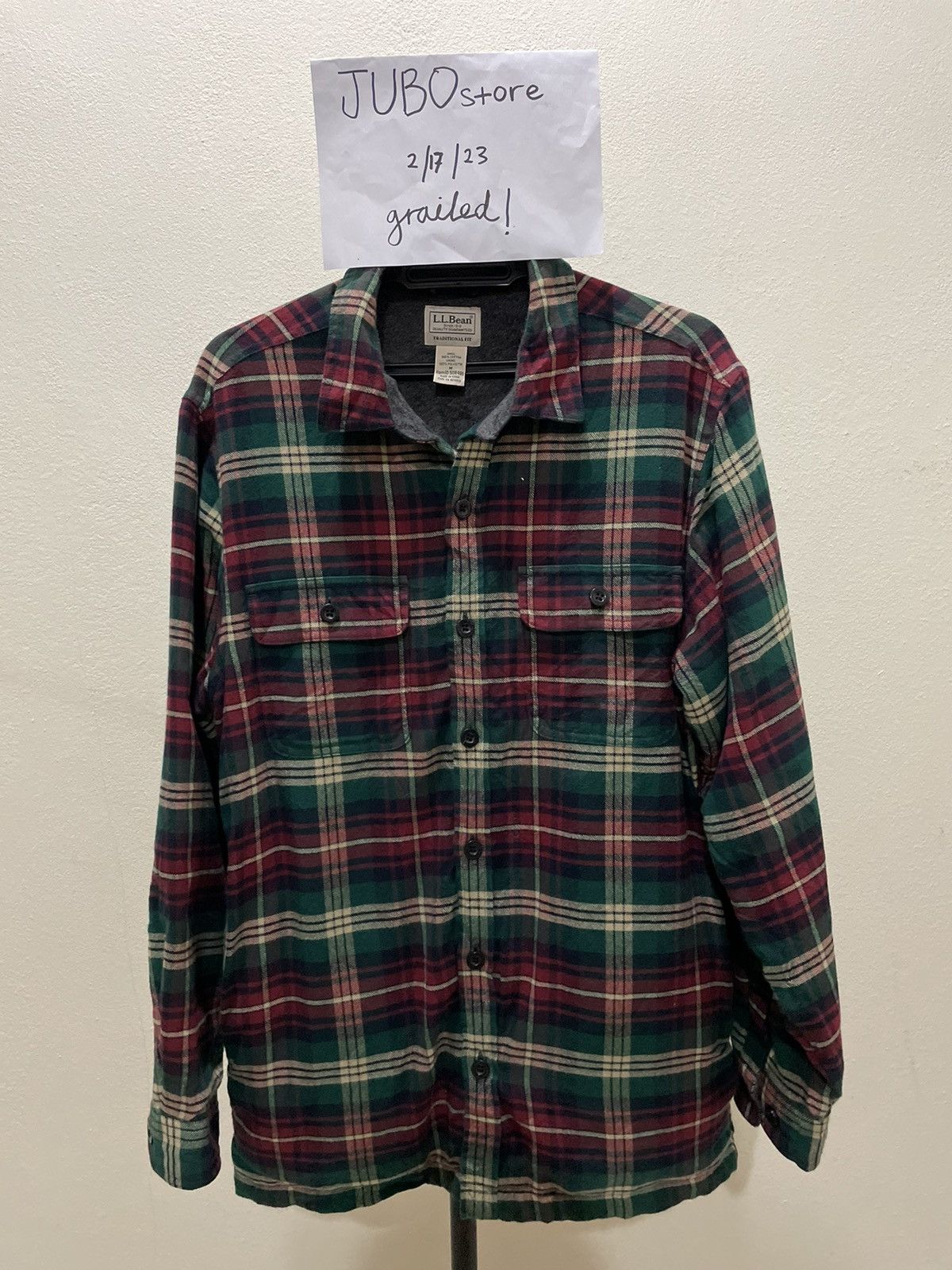 L.L. Bean L.L. Bean Flannel Shirt Size US M / EU 48-50 / 2 - 18 Thumbnail