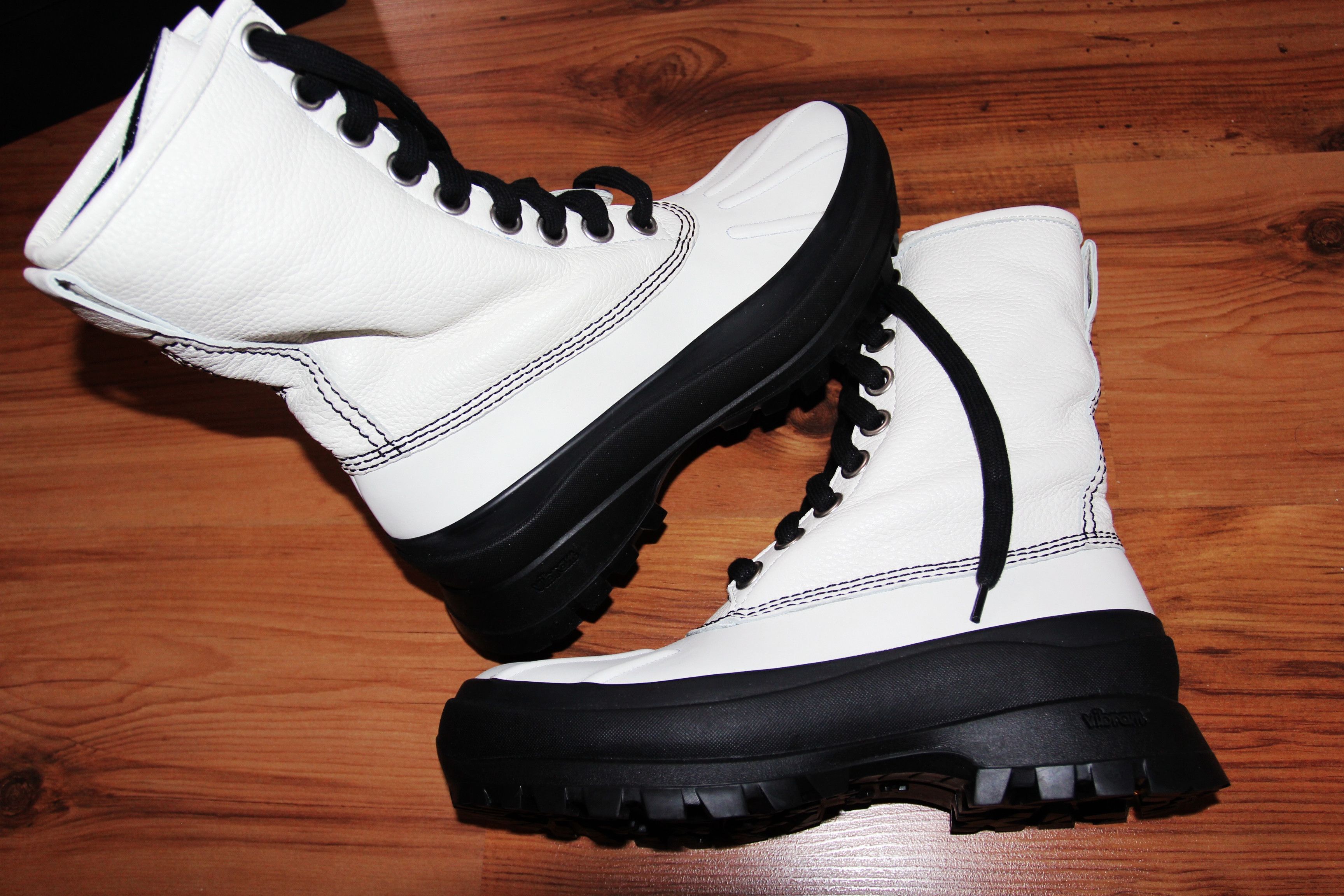 Jil Sander BNWT AW21 JIL SANDER LEATHER COMBAT BOOTS 41 Size US 11 / IT 41 - 3 Thumbnail