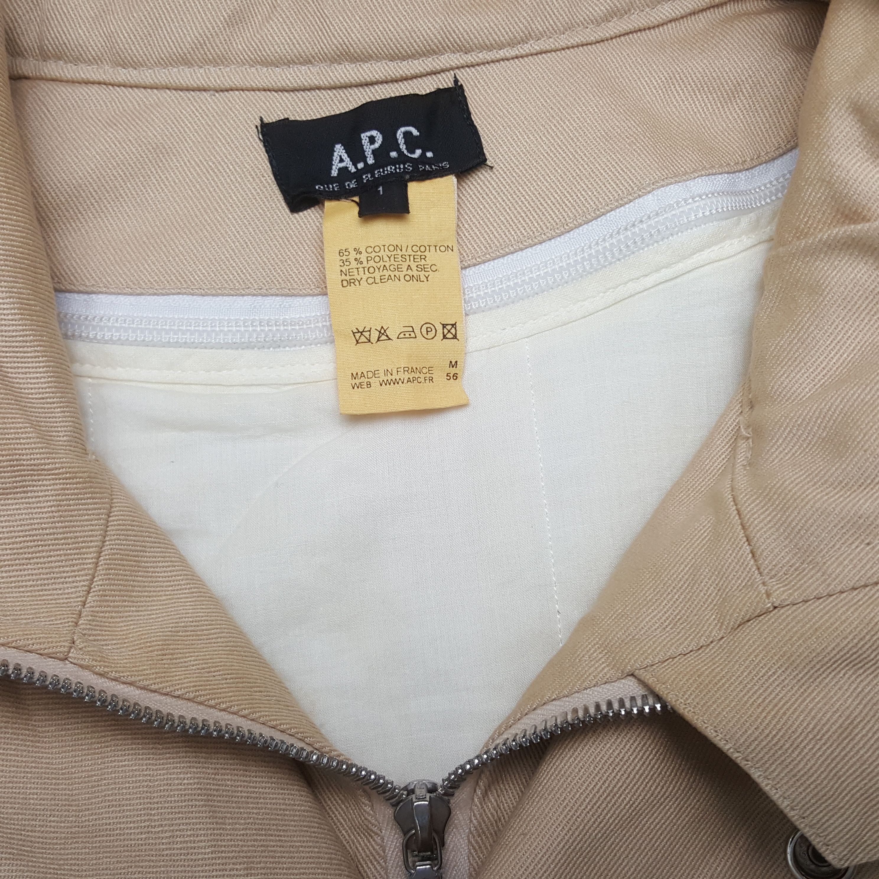 A.P.C. × Vintage Vintage A.P.C. Japanese Brand Custom Logo Hoodies Jacket Size US L / EU 52-54 / 3 - 6 Thumbnail