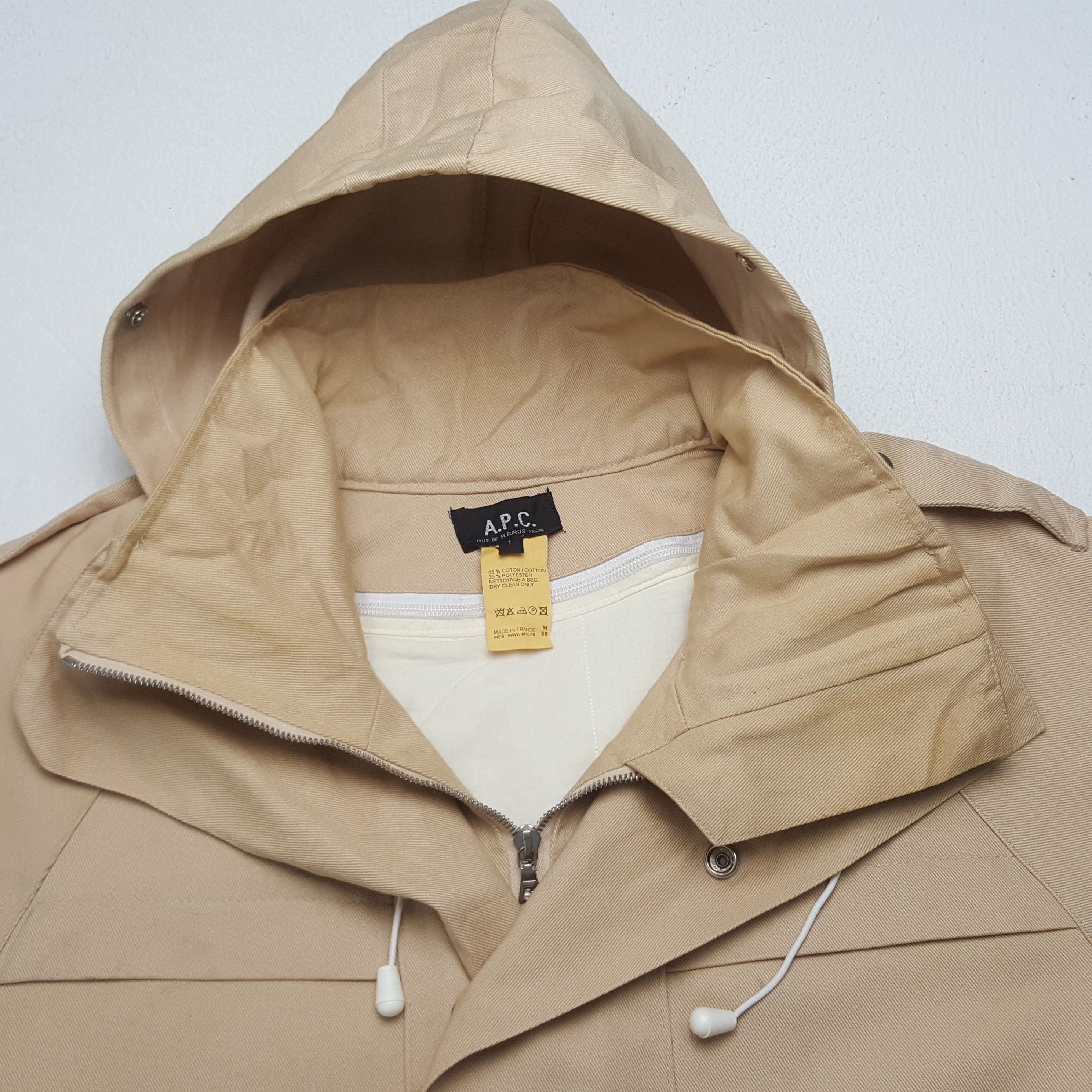 A.P.C. × Vintage Vintage A.P.C. Japanese Brand Custom Logo Hoodies Jacket Size US L / EU 52-54 / 3 - 5 Thumbnail