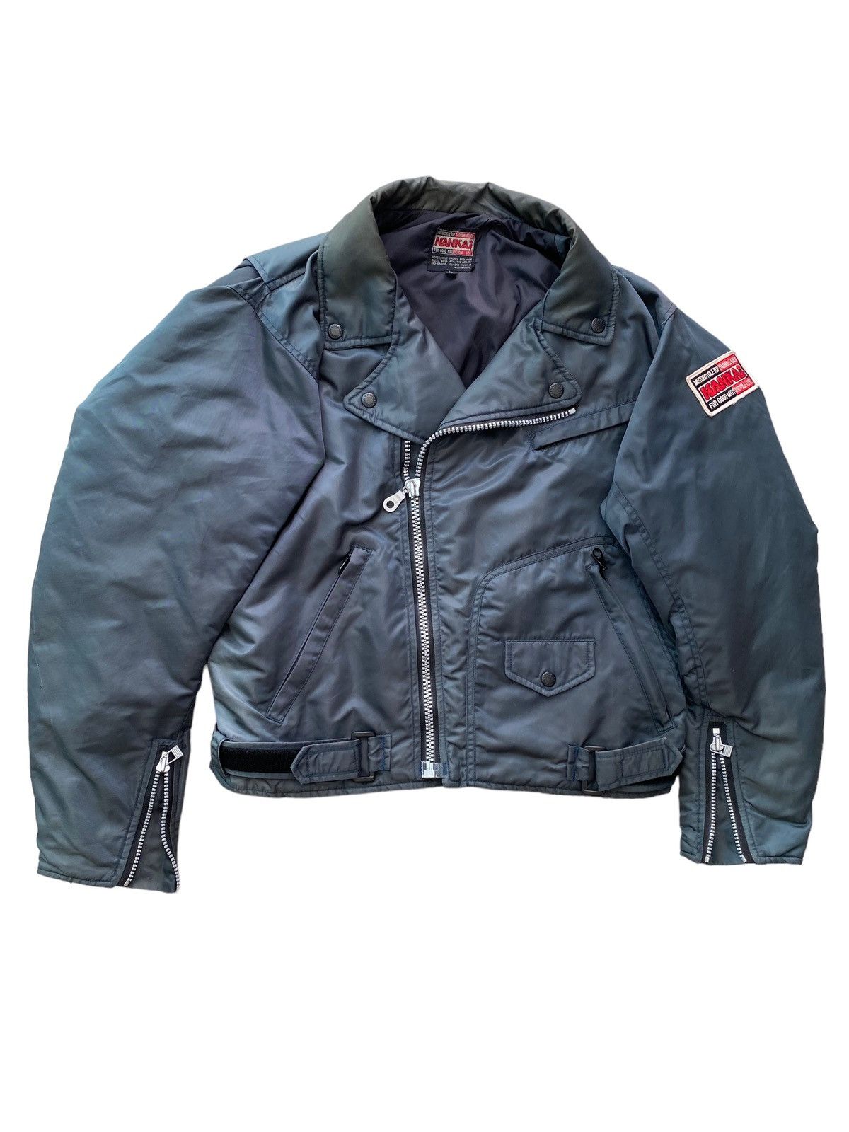 Japanese Brand Vintage NANKAI Racing Biker bomber Jacket Miyake design Size US L / EU 52-54 / 3 - 4 Thumbnail