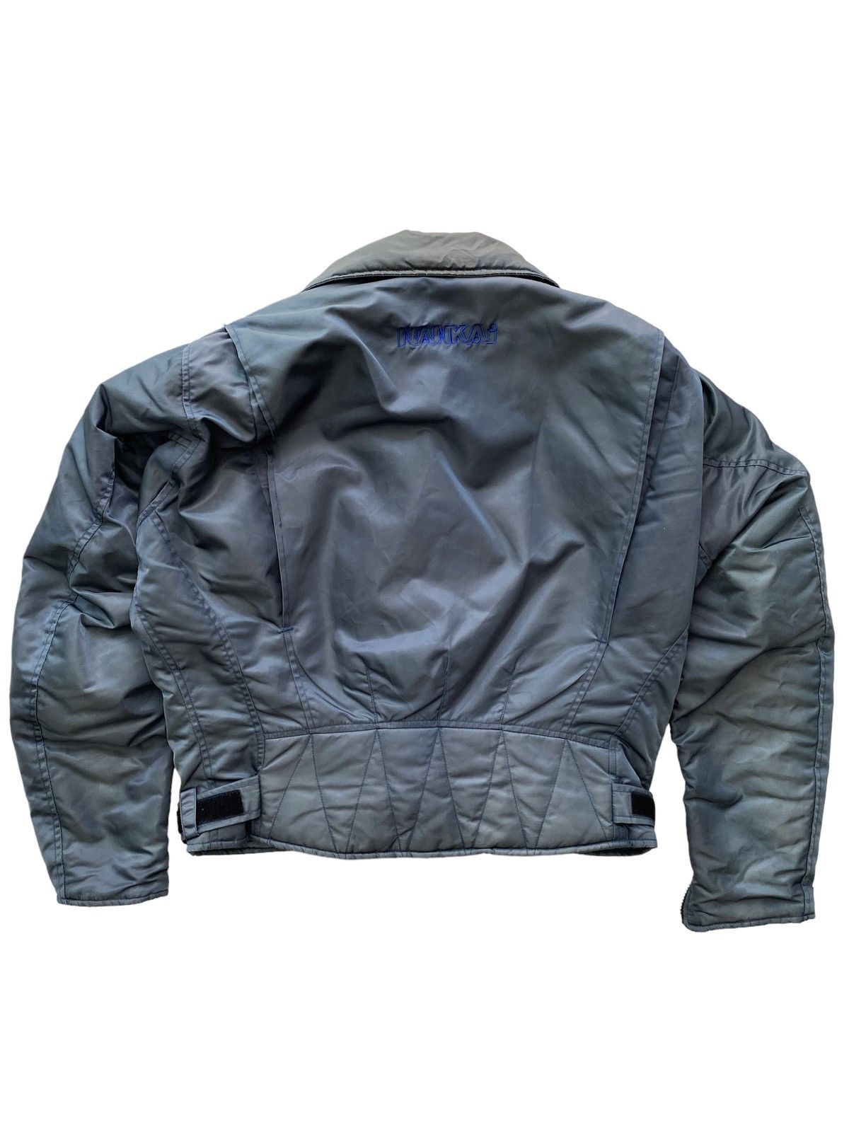 Japanese Brand Vintage NANKAI Racing Biker bomber Jacket Miyake design Size US L / EU 52-54 / 3 - 12 Thumbnail