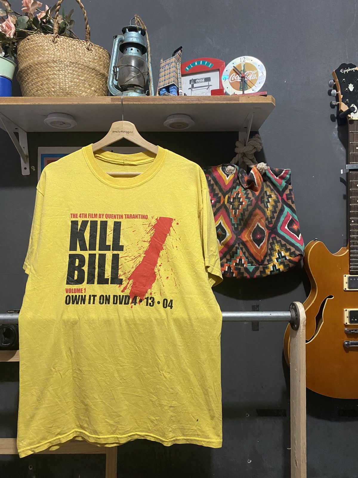 T-shirt Kill Bill Homme – Noir – XL – Coton – Imprimé Graphique – Très Bon état
