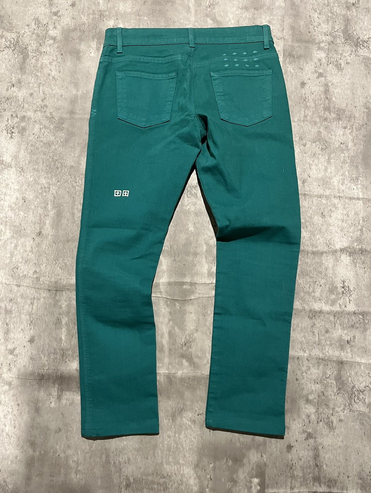 Ksubi Ksubi Teal Denim Jeans Pants Size 29" - 3 Thumbnail